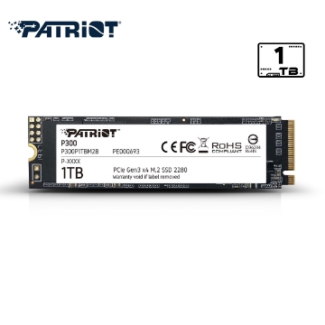 Show details for SSD Hard Drive PATRIOT P300 1TB M.2 2280 P300P1TBM28 Picture of SSD Hard Drive PATRIOT P300 1TB M.2 2280 P300P1TBM28