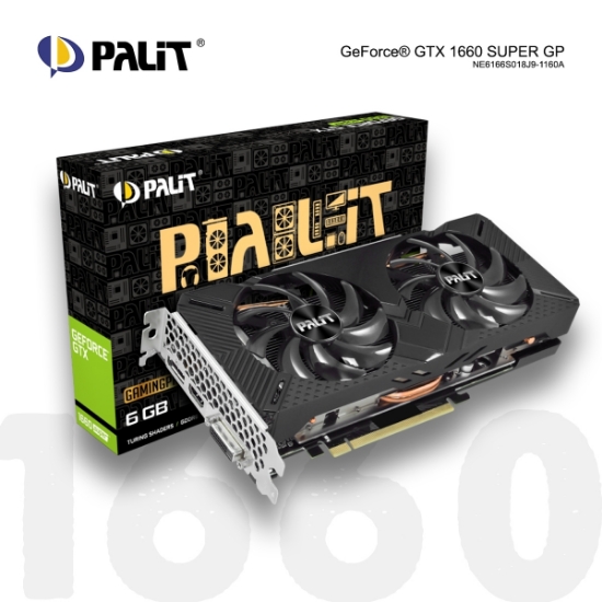 Picture of Video Card PALIT GTX 1660 SUPER GP 6GB (NE6166S018J9-1160A) GDDR6 192 bit