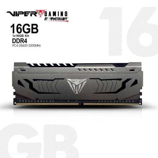 სურათი ოპერატიული მეხსიერება Patriot Viper Steel 16GB DDR4 3200MHz PVS416G320C6