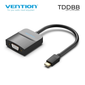 Picture of Adapter VENTION Type-C to VGA TDDBB 0.15M BLACK