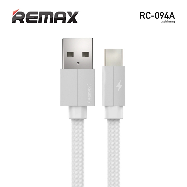 Picture of Type-C Cable REMAX RC-094a Kerolla Series 2.4A Data 1m White