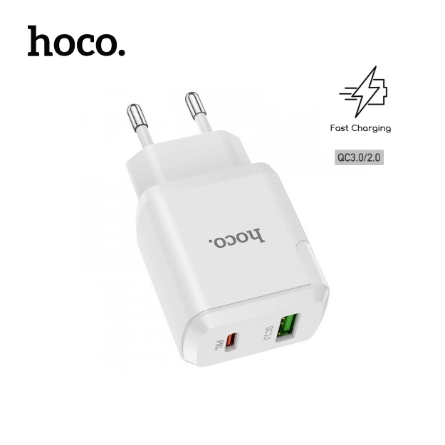 Picture of USB FAST Charger Hoco N5 QC3.0/QC2.0 20W White