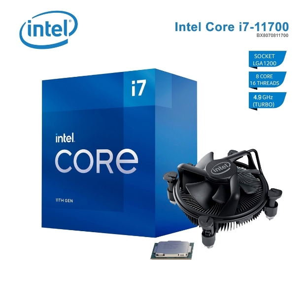 Picture of Processor INTEL Core I7-11700 16MB Cache 4.90GHz BX8070811700 BOX