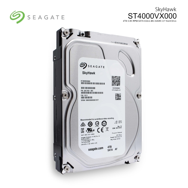 Picture of Hard Drive Seagate SkyHawk 4TB 64MB 6.0Gb/s ST4000VX000