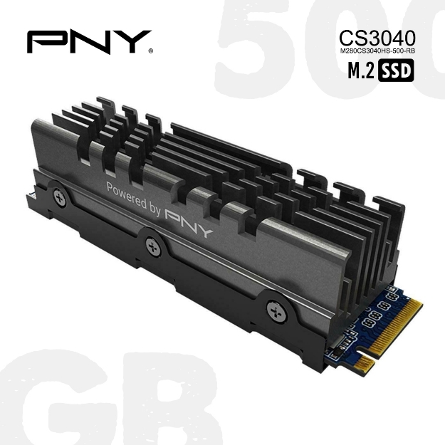 Picture of SSD მყარი დისკი PNY XLR8 CS3040 500GB M.2 NVMe M280CS3040HS-500-RB