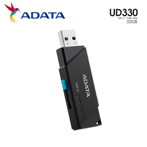 Picture of ფლეშ მეხსიერება ADATA UV330 32GB USB3.1 AUV330-32G-RBK BLACK