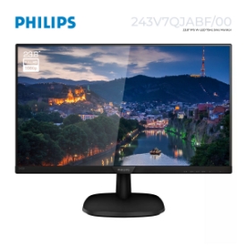 Picture of მონიტორი PHILIPS V LINE 243V7QJABF/01 23.8" FHD IPS W-LED 5MS 75HZ BLACK