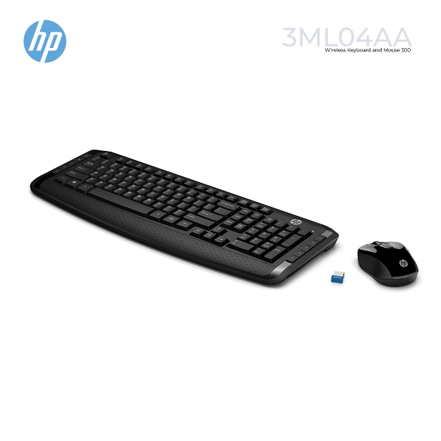 Picture of Wireless Keyboard and Mouse HP 300 3ML04AA