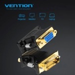 Picture of Adapter VENTION ECFB0 DVI-I Male to VGA 24+4 pin BLACK