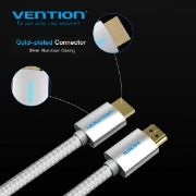 Picture of 4K HDMI Cable VENTION AABIL 10M SILVER COTTON