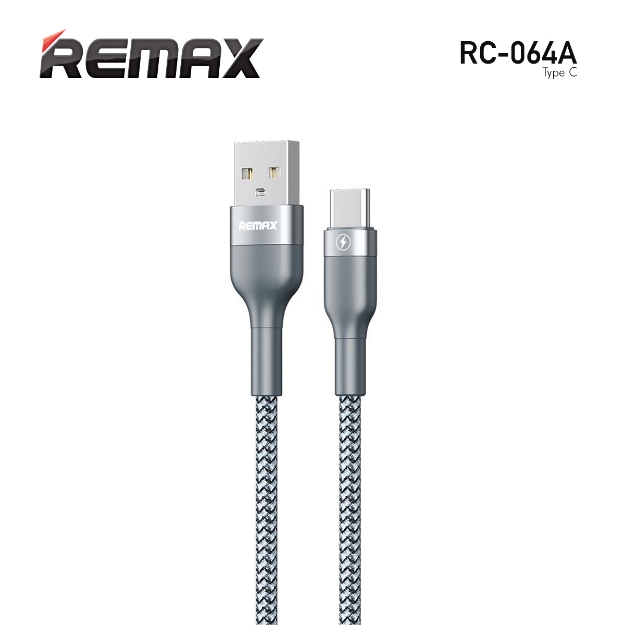 Picture of TYPE-C კაბელი REMAX RC-064A SURY SERIES 2.4A 1M SILVER