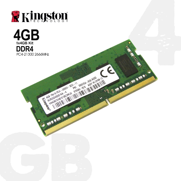 Picture of ოპერატიული მეხსიერება Kingston CR26D4S9S1KA-4 4GB DDR4 2666MHz SODIMM