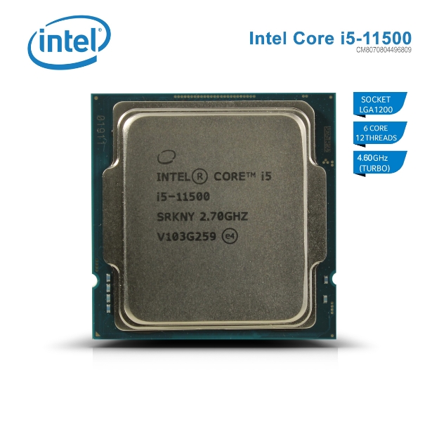 Picture of პროცესორი INTEL Core  i5-11500 12MB Cache 4.60GHz CM8070804496809 Tray
