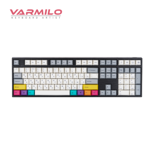 Picture of Keyboard Varmilo VA108M CMYK (VA108MR2W/LLK12RB) White