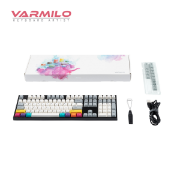 Picture of Keyboard Varmilo VA108M CMYK (VA108MR2W/LLK12RB) White