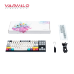 Picture of Keyboard Varmilo VA87M CMYK (VA87MC2W/LLK12RB) Black