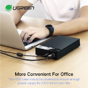 Picture of USB 3.0 Hard Drive Adapter UGREEN US222 50423
