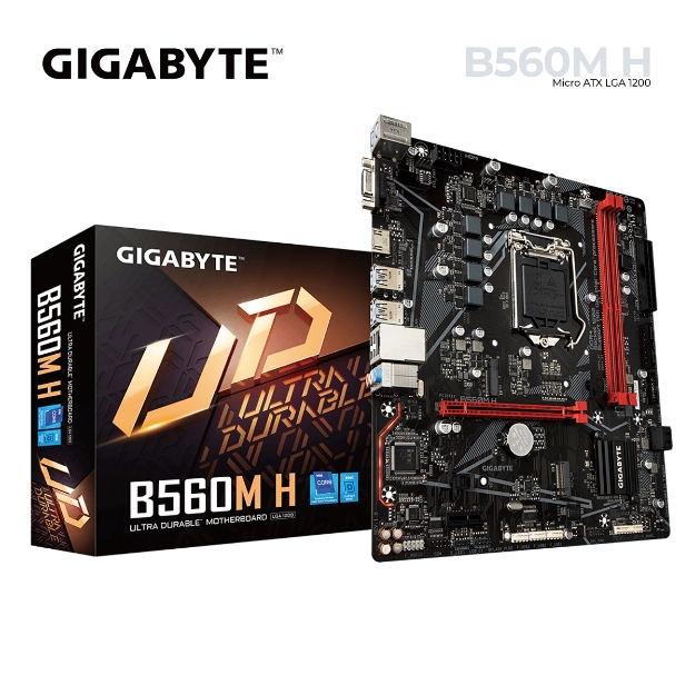 Picture of Mother Board GIGABYTE ULTRA DURABLE B560M H LGA1200 MICRO ATX