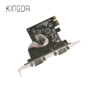 სურათი  გაფართოების ბარათი Kingda KDPCIE-SP PCI-E 2 serial Port 