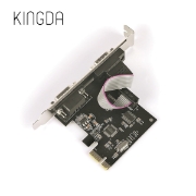 სურათი  გაფართოების ბარათი Kingda KDPCIE-SP PCI-E 2 serial Port 