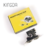 სურათი  გაფართოების ბარათი Kingda KDPCIE-SP PCI-E 2 serial Port 