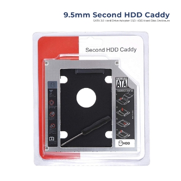 Show details for Second HDD Caddy 2.5" 9.5mm Picture of Second HDD Caddy 2.5" 9.5mm