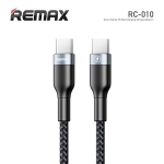 Picture of TYPE-C To TYPE-C Cable REMAX RC-010 Sury 2 SERIES 3A 1M BLACK