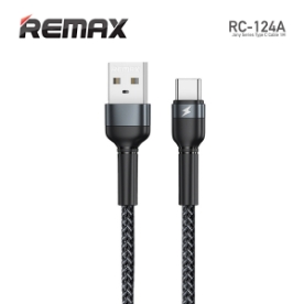 Picture of TYPE-C Cable REMAX RC-124A Jany SERIES 2.4A 1M Black