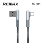 Picture of TYPE-C კაბელი REMAX RC-155A Soldier SERIES 3A 1M BLACK