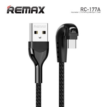 Show details for TYPE-C Cable REMAX RC-177A HEYMANBA II SERIES 1M BLACK Picture of TYPE-C Cable REMAX RC-177A HEYMANBA II SERIES 1M BLACK