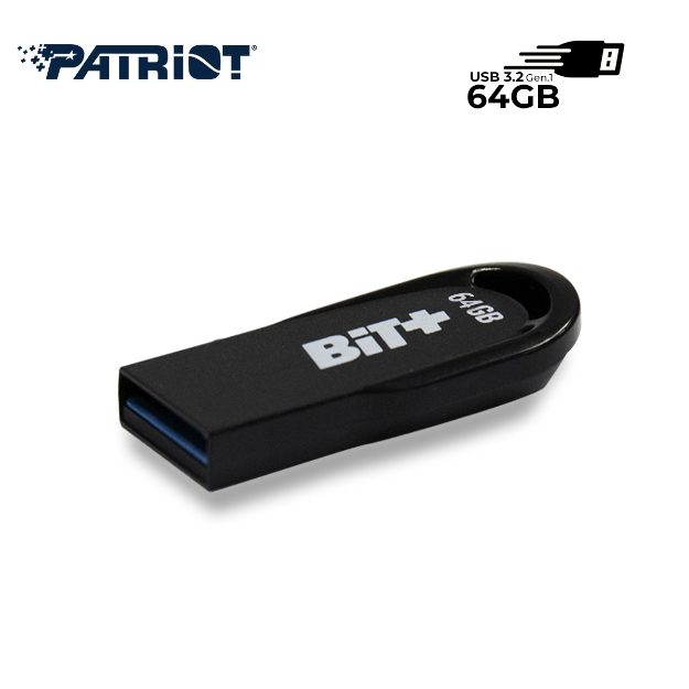 Picture of USB ფლეშ მეხსიერება PATRIOT BIT+ 64GB USB3.2 PS001588 PSF64GBITB32U