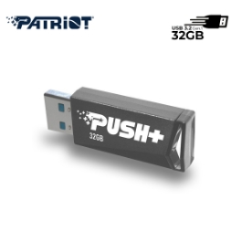 Picture of USB Flash Drive PATRIOT PUSH+ 32GB USB3.2 PS001592 PSF32GPSHB32U