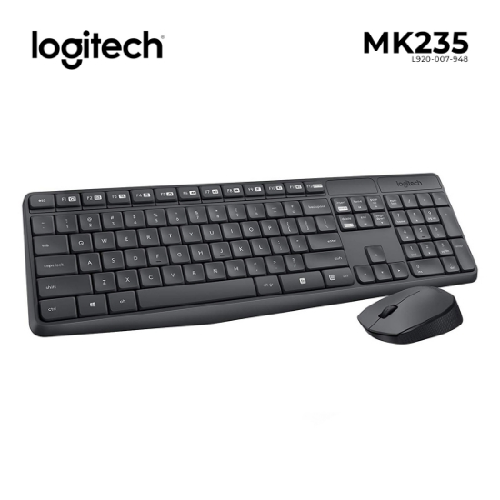 სურათი Wireless კლავიატურა მაუსი Logitech MK235 Wireless Combo (L920-007-948)