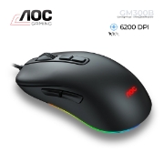 სურათი მაუსი AOC GM300 GM300B 6200 DPI USB