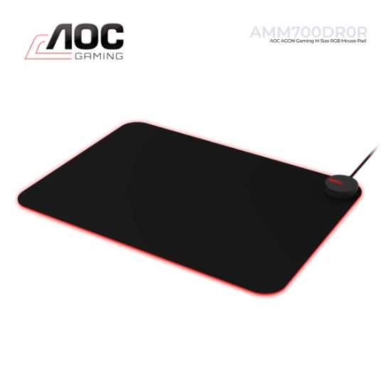 სურათი მაუსპადი AOC AGON AMM700 AMM700DR0R RGB Mouse Pad
