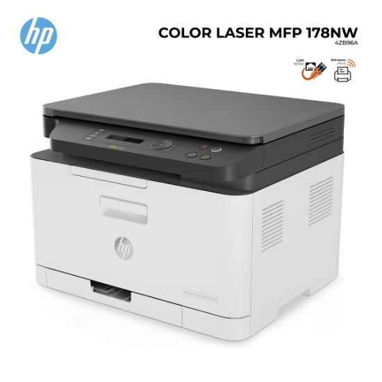 სურათი მრავალფუნქციური პრინტერი HP COLOR LASER MFP 178NW 4ZB96A