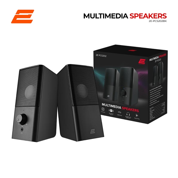 Picture of Speakers 2E 2E-PCS202BK USB POWERED
