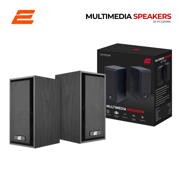 Picture of Speakers 2E 2E-PCS201BK USB POWERED