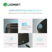 Picture of HARD DRIVE ADAPTER UGREEN CM198 50857 USB 3.0 to SATA