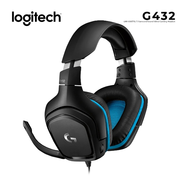 Picture of Gaming Headset LOGITECH G432 L981-000770 7.1 Surround Sound
