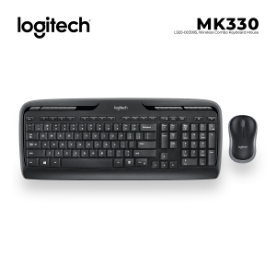 Picture of WIRELESS Combo Keyboars Mouse LOGITECH MK330 L920-003995 Wireless Black