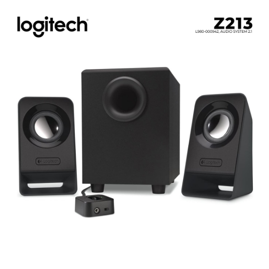 Picture of Speakers LOGITECH Z213 L980-000942 2.1 EMEA Black 