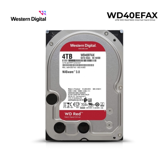 სურათი მყარი დისკი Western Digital 4TB WD Red NAS WD40EFAX 5400RPM SATA3 6GB/S 256MB