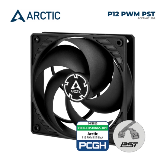 Picture of Case Cooler ARCTIC P12 PWM PST ACFAN00120A 120MM BLACK