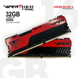 Picture of MEMORY PATRIOT Viper Elite II PVE2432G360C0 32GB DDR4 3600Mhz