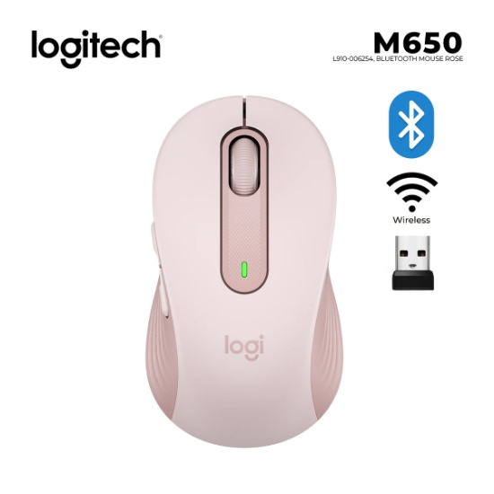 Picture of BLUETOOTH WIRELESS MOUSE LOGITECH M650 L910-006254 ROSE