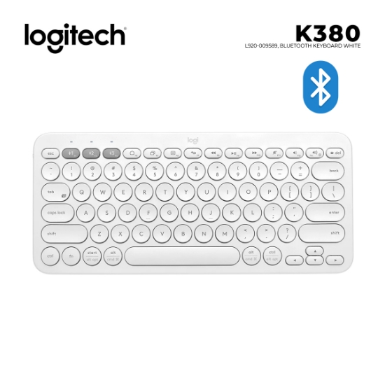 Picture of BLUETOOTH KEYBOARD LOGITECH K380 L920-009589 WHITE