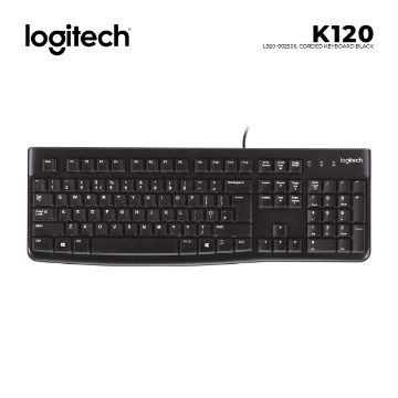 Show details for კლავიატურა LOGITECH K120 L920-002506 USB BLACK Picture of კლავიატურა LOGITECH K120 L920-002506 USB BLACK