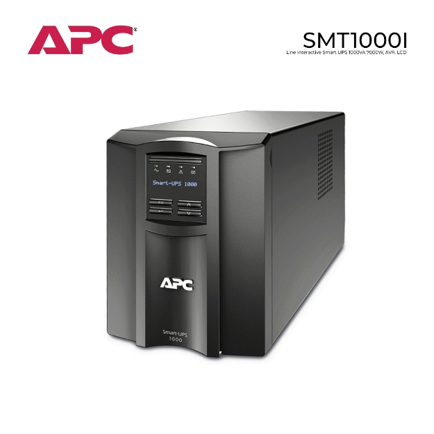 Picture of UPS APC Smart-UPS SMT1000I Smart-UPS 700W/1000VA BLACK