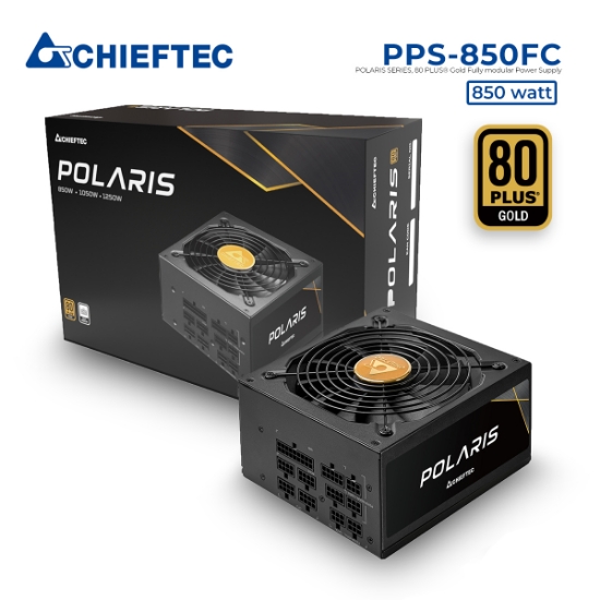 Picture of Power Supply CHIEFTEC RETAIL Polaris PPS-850FC 850W Fully Modular